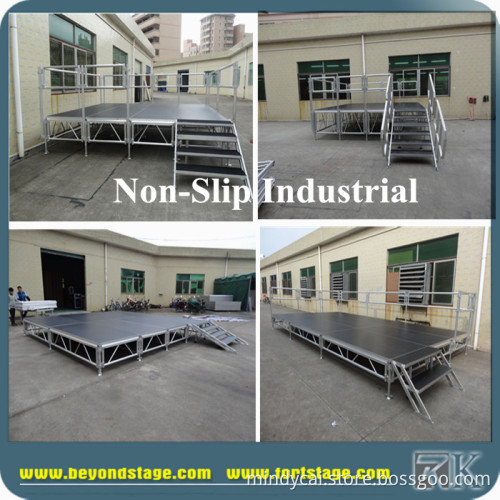 Hot sale Gold truss aluminum smart stages portable stage